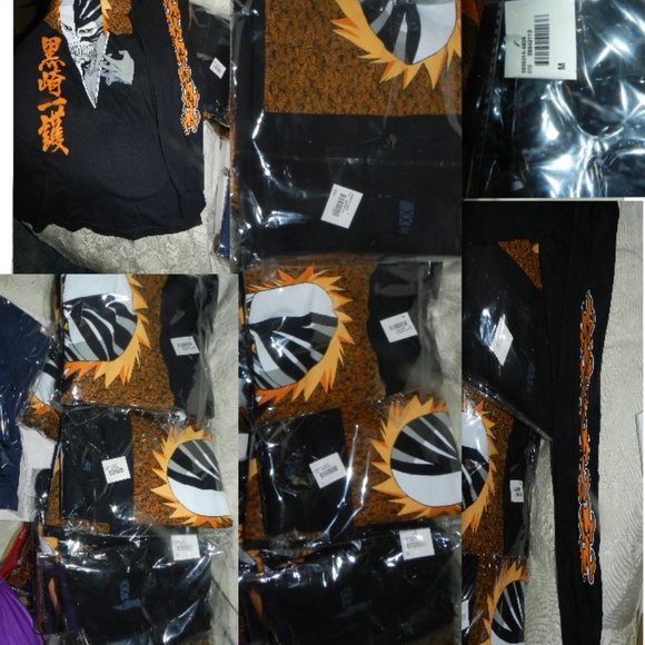 NEW Bleach Ichigo Orange Flame 20th Anniversary Adult Long Sleeve T-Shirt NWT - Picture 7 of 16